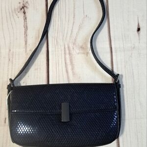 WORTHINGTON WOMEN'S "BLACK SNAKE" SHOULDER STRAP BAG/PURSE
